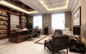 现代小办公室集成吊顶设计装修图片