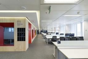 现代简约办公室吊顶装修效果图大全