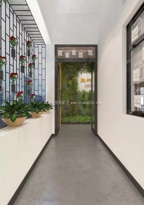 现代简约风格办公室吊顶装修图片