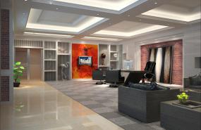 私人办公室吊顶装修效果图片