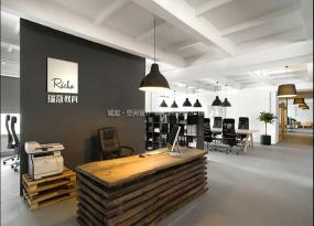 现代办公室布置室内集成吊顶装修效果图