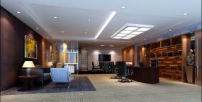 时尚现代风格办公室吊顶装修图片