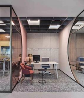 现代办公室风格简约吊灯装修效果图片