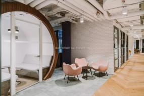 普通办公室室内吸顶灯装修效果图片2018