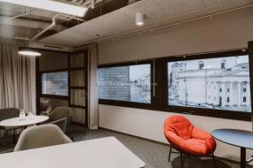 简约办公室灯具装修方案效果图片