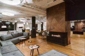 普通办公室格栅灯装修图片