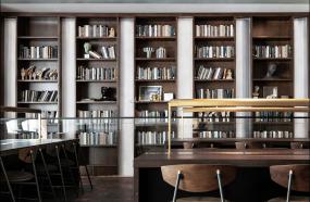 公司办公室简约吊灯装修效果图片大全