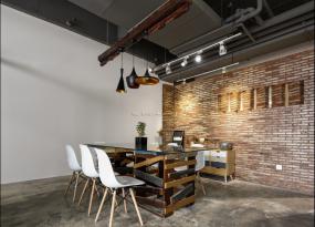 日式办公室室内吊灯装修效果图片