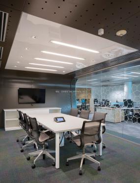 现代风格小型办公室室内装修图