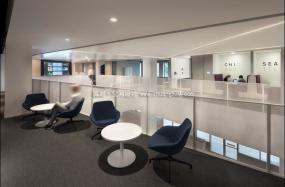 300平裸妆办公室装修效果图