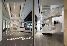 300平长型办公室装修