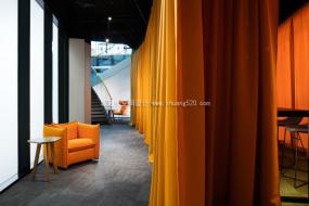 100平长方形办公室