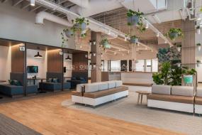 100平办公室装修格局布置