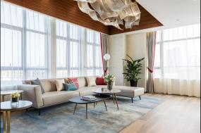 100平办公室设计图