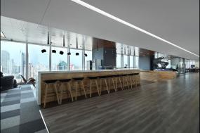 办公室裸顶装修图片