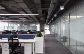 简约现代装修风格办公室壁纸效果图