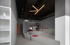 欧美办公室装修风格大办公室效果图