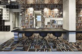 现代简约风格个性办公室效果图