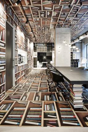 现代风格设计个性办公室效果图