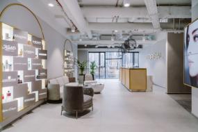 办公室大空间装饰设计效果图