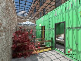 简约办公室室内设计效果图