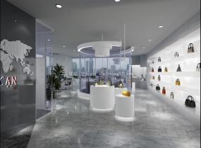 现代大办公室装饰效果图片