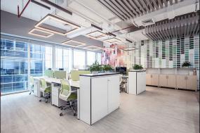 现代办公室工装装修效果图片