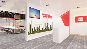 400平办公室装修图片