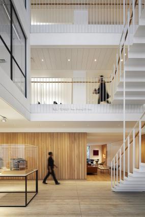 200平办公室装修布局图