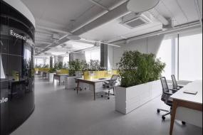 办公室布置设计效果图图片