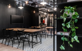 装修效果图办公工业风