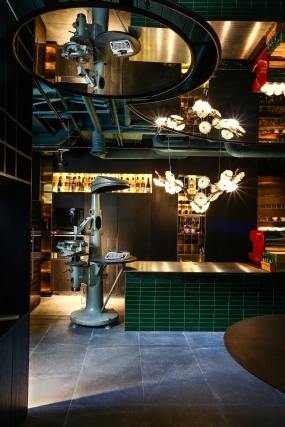 办公室装修工业风效果图