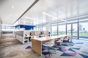 办公室暖色调装修风格图