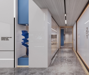 1700平米办公装修图