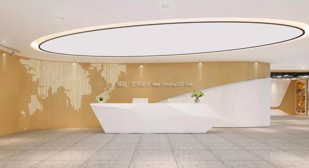 办公室前台装修