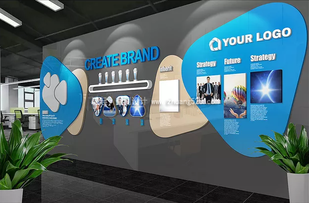 办公室文化墙的内容