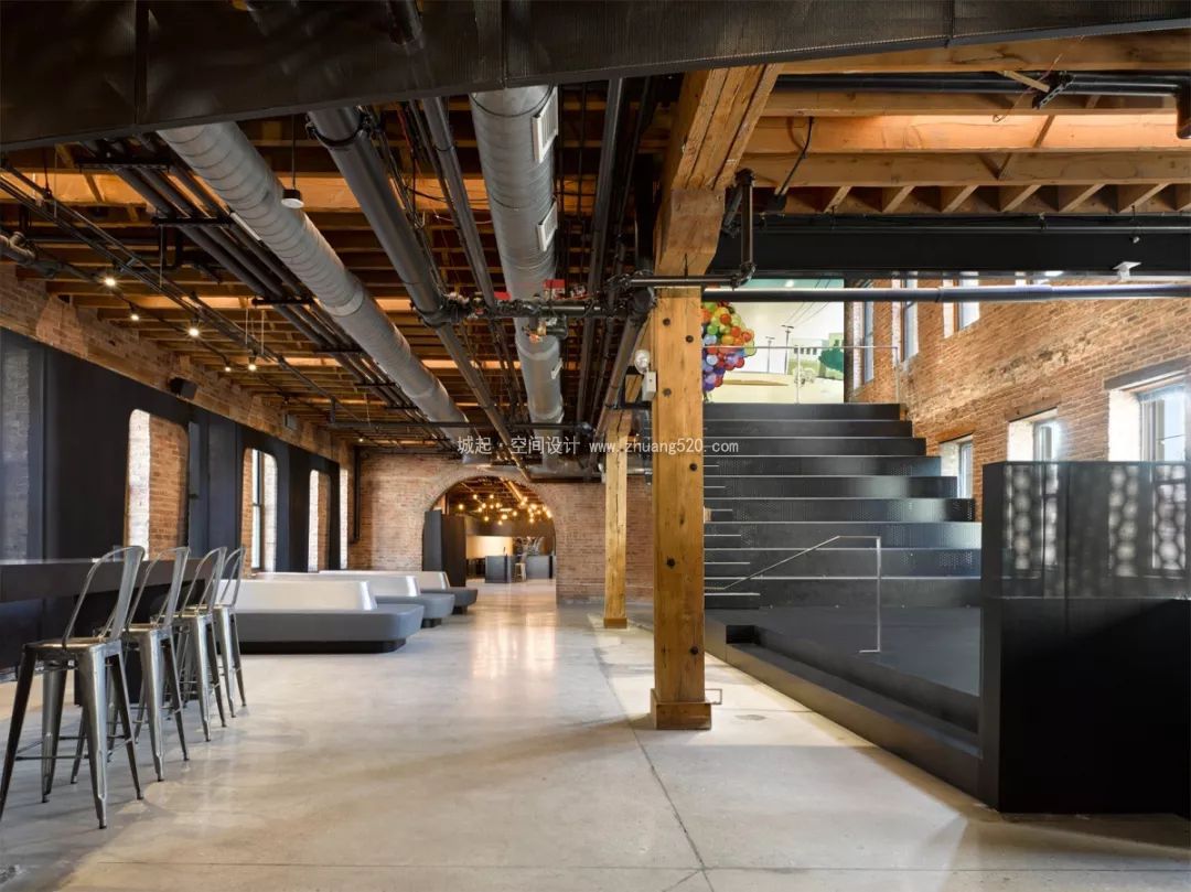 现代开放式办公室装修优势