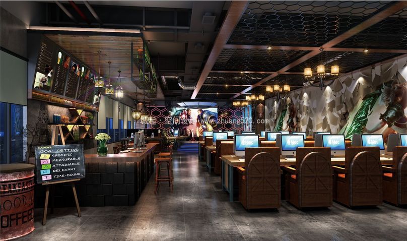 网吧装修的细节注意事项