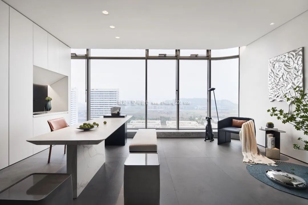 100平米简约办公室