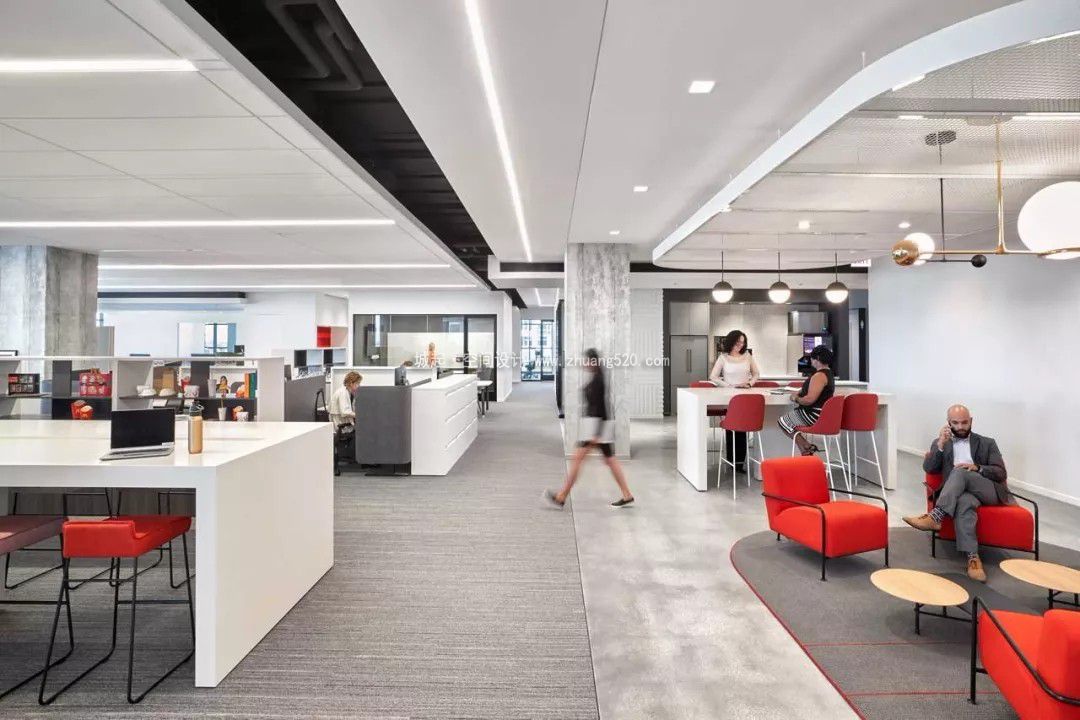 现代简约办公室装修技巧,办公室装修