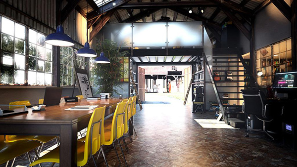 LOFT<a href=http://www.pushieschiropractic.com target=_blank class=infotextkey>办公室装修</a>效果图片
