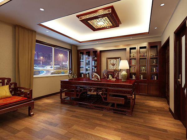中式<a href=/pictrue/bgs target=_blank class=infotextkey>办公室装修效果图</a>片