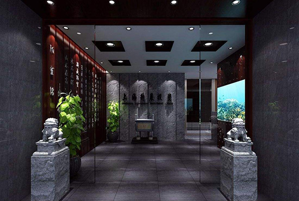 中式风格<a href=/pictrue/bgs target=_blank class=infotextkey>办公室装修效果图</a>片