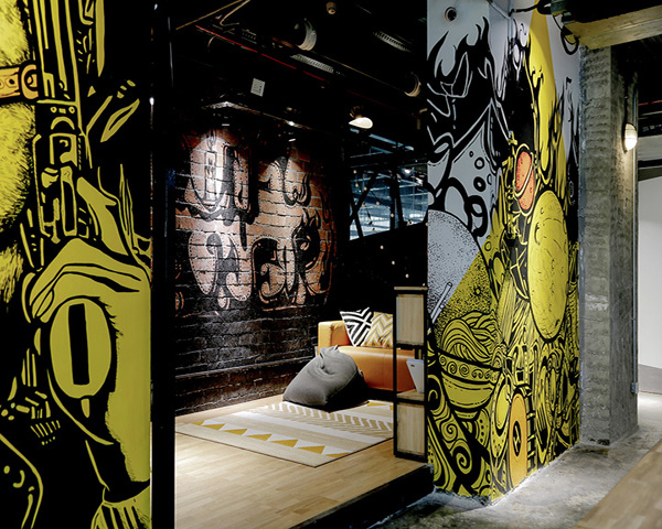 办公室壁纸装修效果图