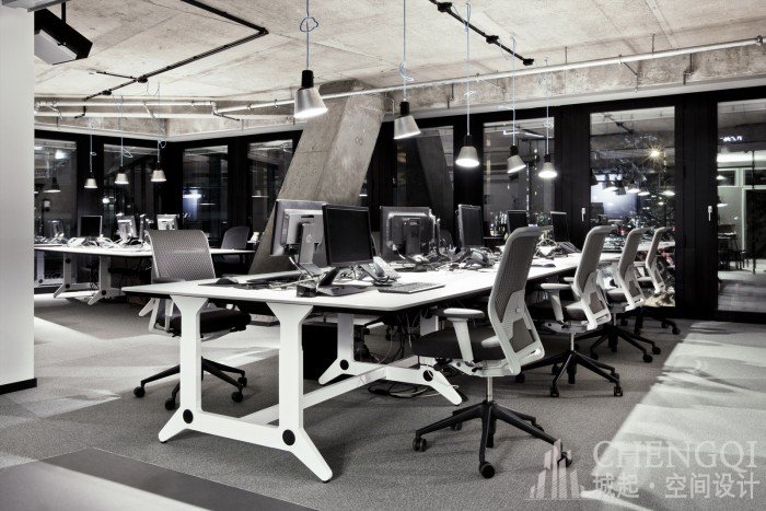 loft办公室办公区