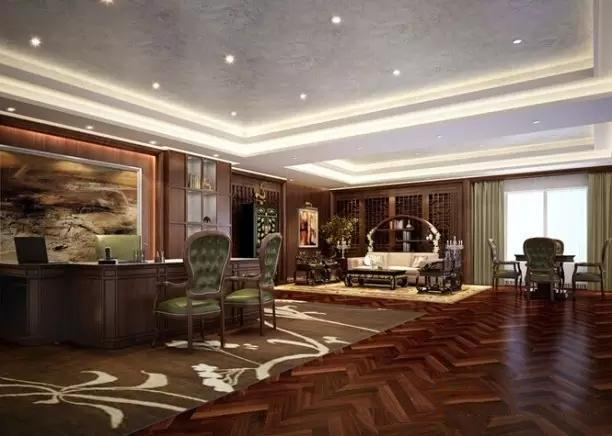 欧式办公室装修效果图