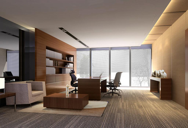 老板办公室装修效果图