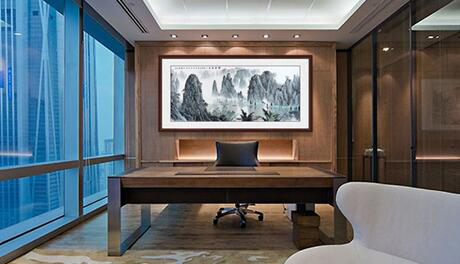 办公室挂画效果图