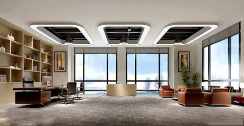 精致办公室装修效果图