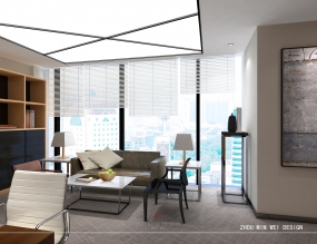 公司接待室装修案例图